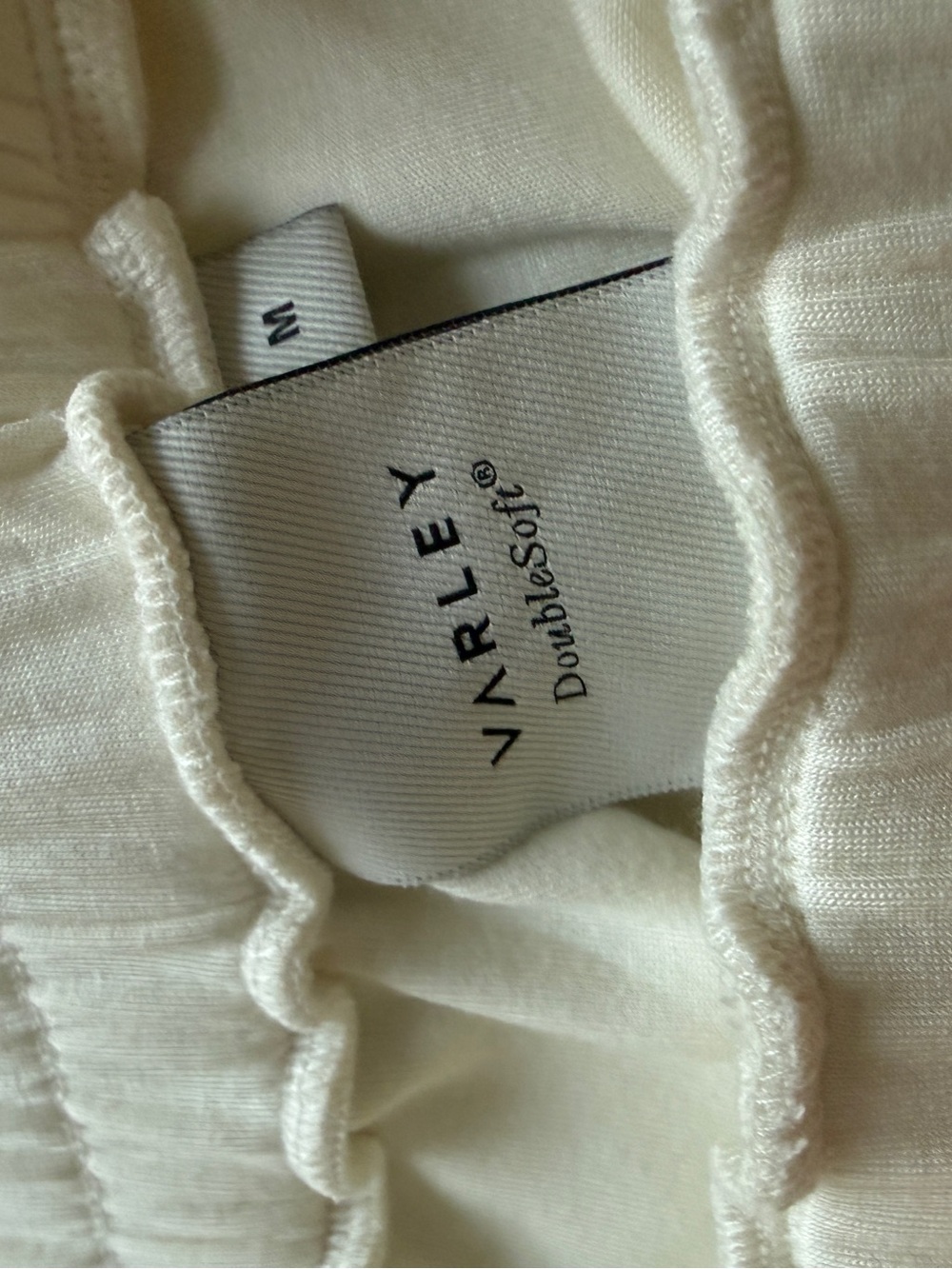 Varley Ivory Sleeveless Henley Tank and Drawstring Shorts Set - Picture 8 of 10